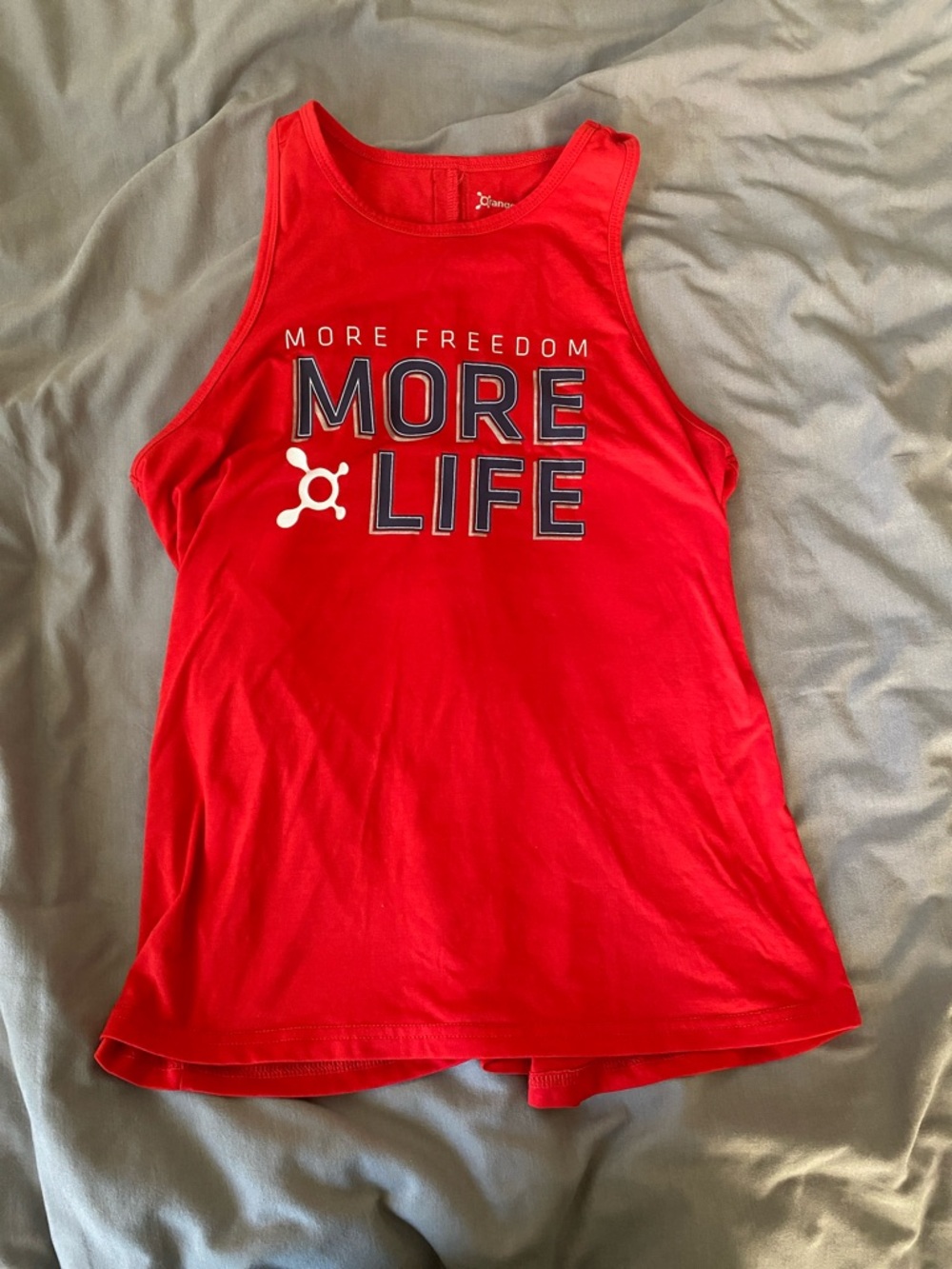 Orange Theory red tank top